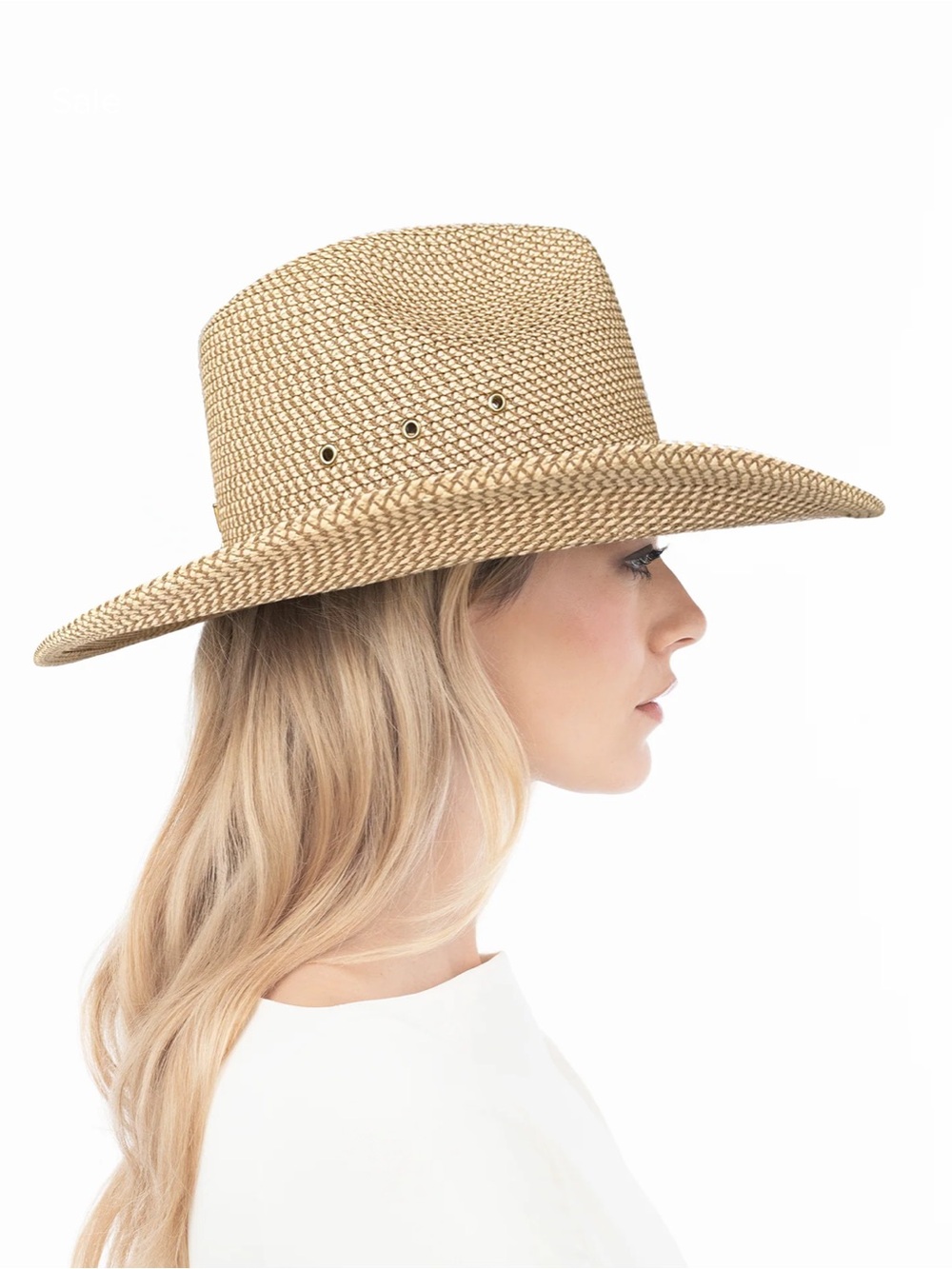 Eric javits Bonanza Straw Western Hat - Picture 3 of 9